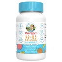 MARYRUTH'S Organics Calcium with Vitamin D & Vitamin K2, 2 Month Supply, Calcium Supplement Supports Bone Health & Joint Support, with Vitamins D3 K2 Gummies, Vegan, Non-GMO, Gluten Free, 60 Count
