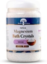 Health and Wisdom Magnesium Bath Crystals - Bath Salts with High Concentration & Enhanced Absorption for Muscle & Joint Relief - Dead Sea Sourced - Unscented - 1.75 lbs - Up to 14 Uses