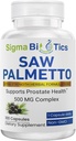 Saw Palmetto Supplement for Men - 500 mg with 45% Extract - Prostate Health & Hormone Balance Support - Non-GMO Dietary Supplement for Urinary Health - 100 Capsules