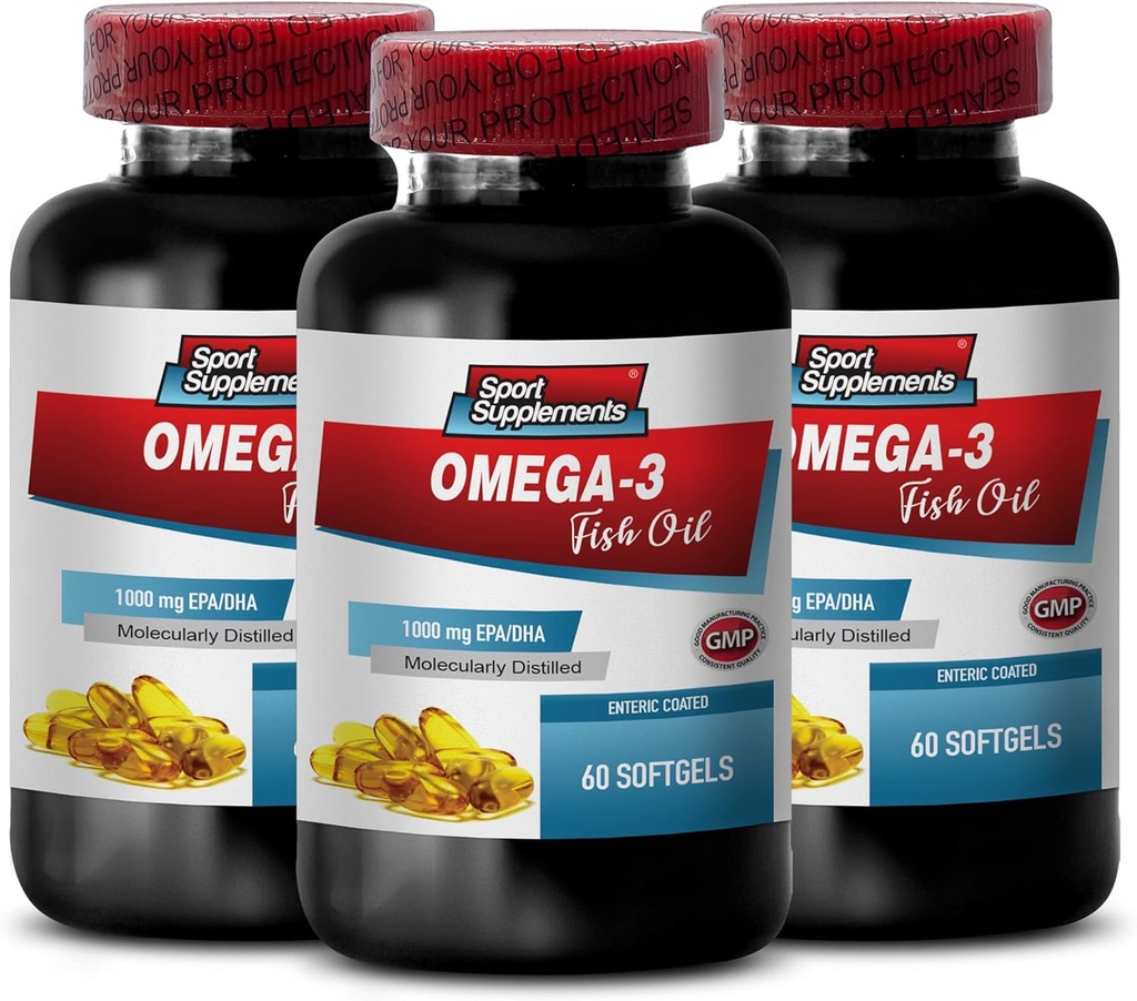 Omega-3 8060 Fish Oil - Fish Oil - Fish Oil Supplements, Fish Oil Omega 3 Supplements, Omega 3 Supplements, Omega 3 Fatty Acid Supplements, Wild Alaskan Fish Oil, Pure Omega 3-3 Bot 180 Softgels