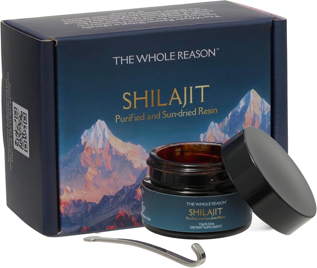 Pure Authentic Himalayan Shilajit Resin - High Potency Gold Grade Shilajit Supplement with Trace Minerals for Men and Women, Natural Fulvic Acid for Energy, Vitality and Immunity, 15g Made in USA
