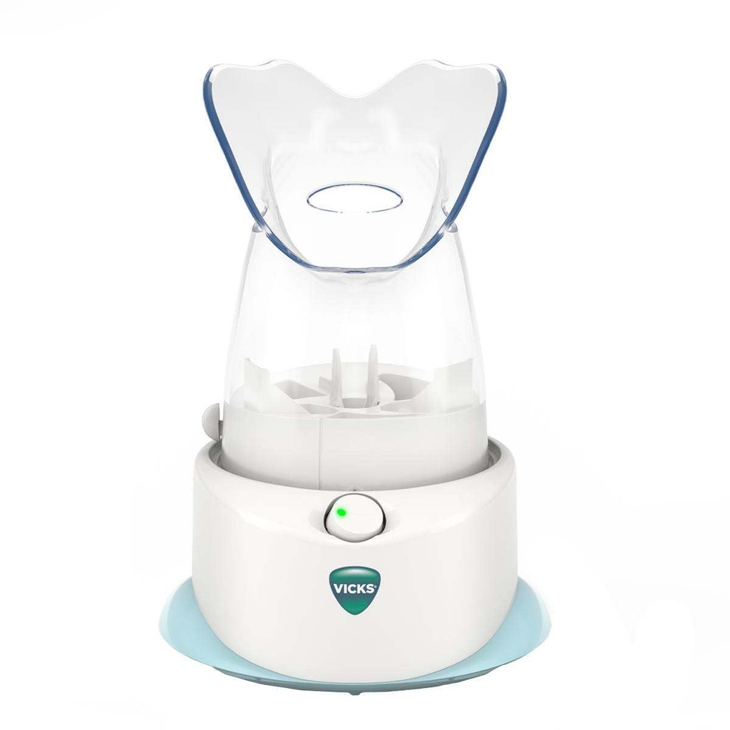 Vicks Personal Steam Inhaler for Targeted, Natural Steam Relief for Allergies, Congestion, Cough & Colds, and Sinus Irritation, Use with VapoPads - 1 Included