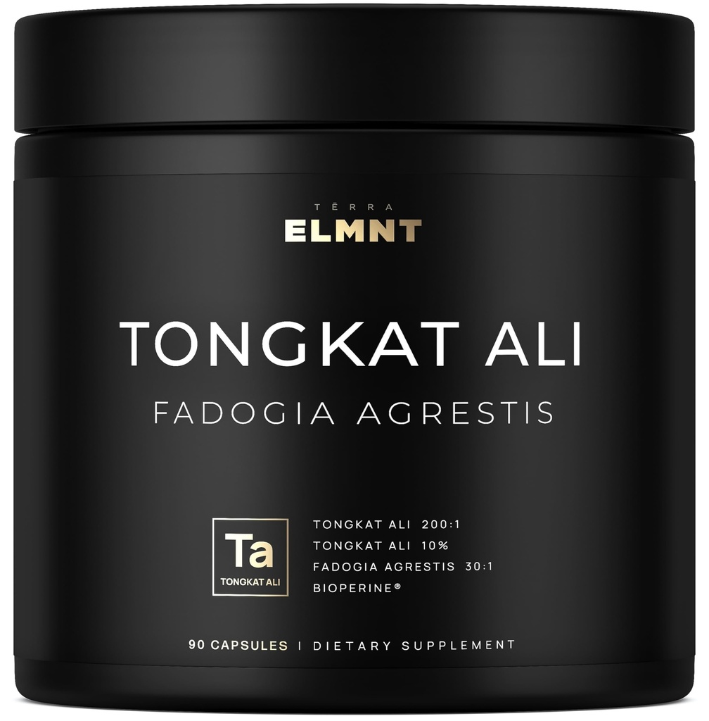 200x Strength Tongkat Ali for Men w. Fadogia Agrestis Extract - 10% Eurycomanone Longjack Highest Potency Fadogia Agrestis Tongkat Ali Supplement - Muscle Growth & Test Booster Pills for Men