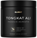 200x Strength Tongkat Ali for Men w. Fadogia Agrestis Extract - 10% Eurycomanone Longjack Highest Potency Fadogia Agrestis Tongkat Ali Supplement - Muscle Growth & Test Booster Pills for Men