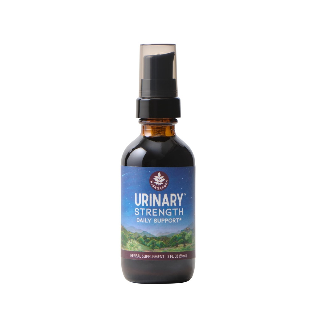 WishGarden Herbs Urinary Strength, Liquid Herbal Tincture, Cranberry, Uva Ursi & Usnea, Supports Urinary Tract Health, Eases Discomfort, Promotes Microbial Balance, 2oz