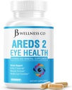 JB Wellness AREDS 2 Eye Vitamin & Mineral Supplement, Contains Lutein, Vitamin C, Zeaxanthin, Zinc & Vitamin Enhance Vision Supplement - 60 Count