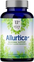 Utzy Naturals Allurtica | Herbal Supplement with Quercetin and Stinging Nettle | Seasonal Support for Adults & Kids | Non Drowsy | 120 Capsules