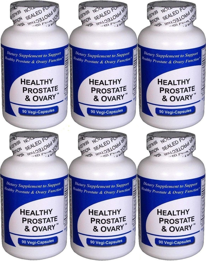 Healthy Prostate and Ovary Capsules 6-Pack (6 Bottles Contain a Total of 540 Capsules) - Concentrated Herbal Blend - Natural Dietary Supplement - Contains Vietnamese Crinum Latifolium Herb Extract & other Herbs - Prostate Nutrition