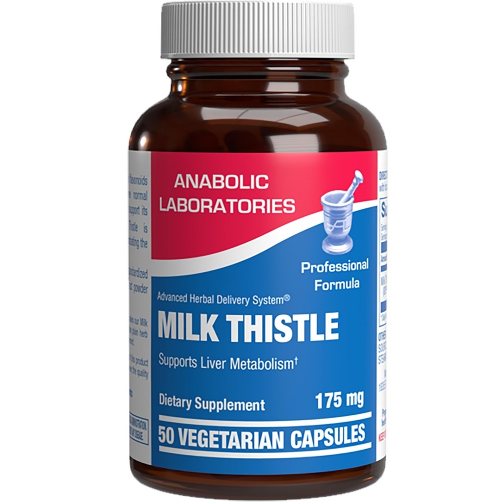 Silymarin Milk Thistle Extract Capsules - Clinical Milk Thistle Liver Supplements for Women & Men with Standardized 80% Silymarin for Liver Cleanse Detox Support - Vegan Made in The USA - 50 Servings