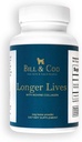 BILL & COO Longer Lives Fiber Supplement with Bovine Collagen Peptides & Beetroot Powder for Dogs - Promotes Digestive, Heart and Liver Support - Dog Joints Supplement Formula - 90g
