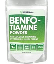 XPRS Nutra Benfotiamine Powder (Thiamine) - Fat Soluble Happy Heart Thiamine Supplement - Advanced Vitamin B1 Benfotiamine for a Cognitive Boost - Vegan Friendly Benfotamine Powder (.25 Ounce)