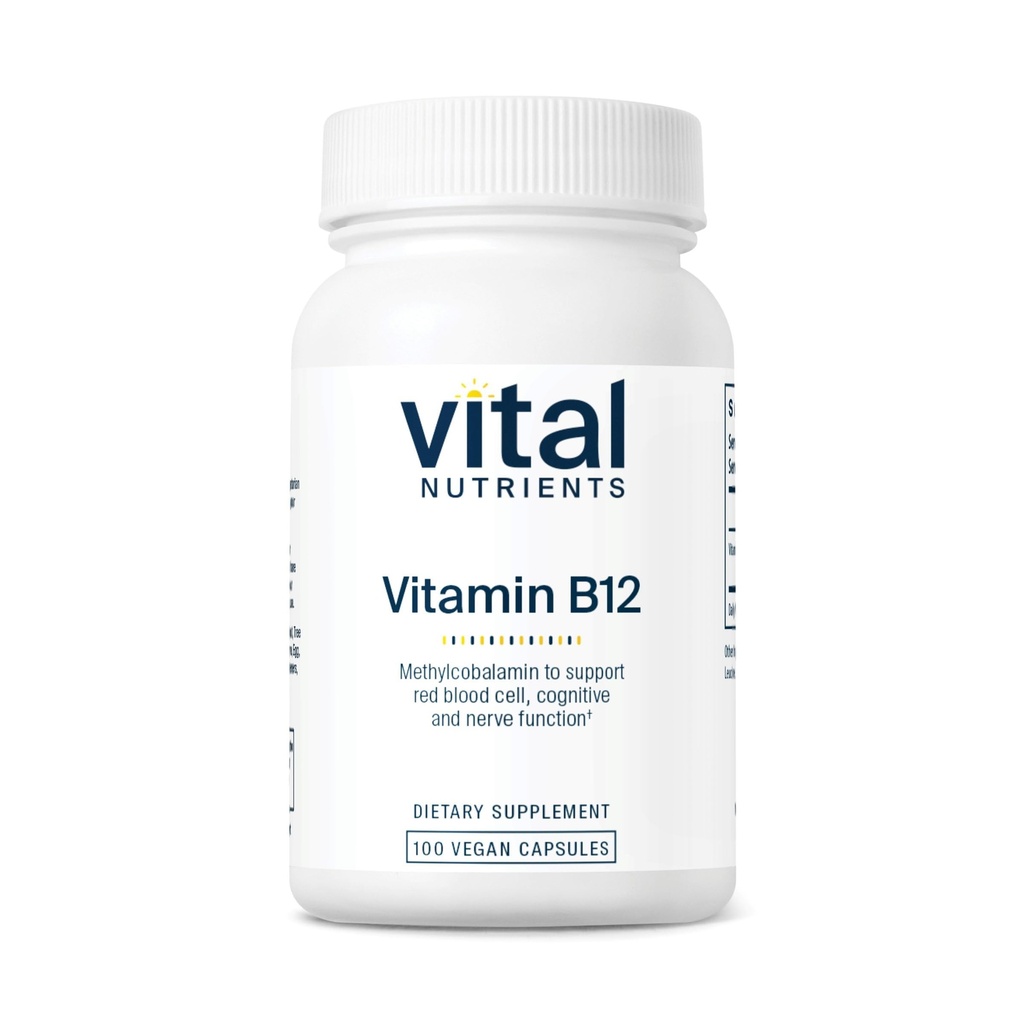 Vital Nutrients Vitamin B12 1,000mcg, 100 Capsules