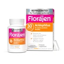 Florajen Acidophilus Probiotics, Gut Health, Vaginal Health, and Immune Support Supplement, Constipation and Bloating Relief for Adults, 30 Capsules (Refrigerated)