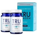 TRU NIAGEN Patented NAD Supplement for Brain Function, Anti Aging & Cell Regeneration, 300mg Niagen, 30 Servings | Supports Cellular Energy, Muscle | Nicotinamide Riboside (NR) Take 1 Daily | 2 Bottle