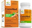 Terry Naturally CuraMed 750mg - Antioxidant Supplement for Brain & Heart Health Support - Dietary Supplement with High-Potency Curcumin Complex - Kidney, Liver & Immune Health Support - 90 Softgels