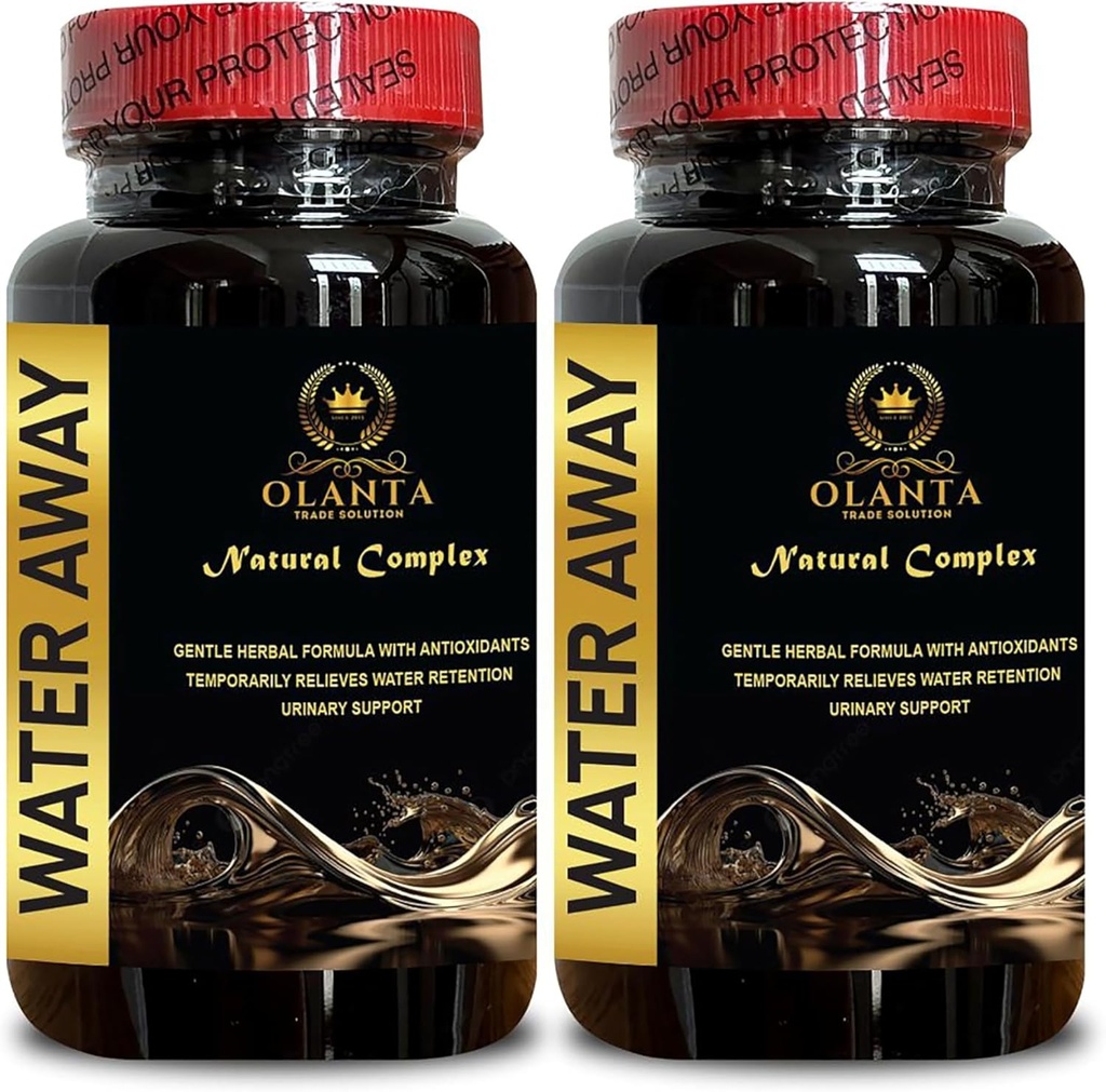 Generic Water Out Pills - Water Retention and Flushing, Water Loss Pills, Citric Acid, Water Loss Pills, Water Pills Water Retention, Water Pills Vitamins - 2 Bottles