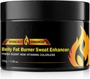 Hot Cream for Belly Fat Burner, Weight Loss Sweat Workout Enhancer Gel, Fat Burning Cream for Stomach Fat Burner, Cellulite Cream Slimming and Shaping Body, Deep Tissue Massage & Muscle