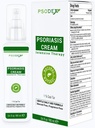 PSODEX Psoriasis Cream – 3.4fl oz Topical Psoriasis Treatment with Coal Tar, Salicylic Acid, Tea Tree Oil, Aloe Vera – All-Natural Ingredients – Soothing and Moisturizing Coal Tar Psoriasis Cream