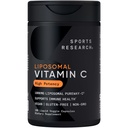 Sports Research® High Potency Liposomal Vitamin C Supplement 1000 mg – Certified Vegan, Non-GMO, Gluten Free | Antioxidant & Immune Support | Ascorbic Acid Vitamin C | 180 Liquid Veggie Capsules