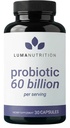 Luma Nutrition Probiotics 60 Billion CFU Per Serving with Prebiotics - Probiotics for Women and Men - Formulated for Digestive Enzyme Health - Vegan & Gluten-Free - 30 Capsules