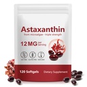 Astaxanthin Supplements 12mg, 120 Astaxanthin Softgels, Premium As-taxanthin Antioxidant Supplements with Antioxidant Activity, Supports Eye, Skin, Immune, Joint, Internal Circulation-4 Month Supply
