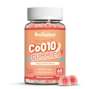 CoQ10 Gummies 200mg with Omega-3, EPA + DHA, & Magnesium - Coenzyme Q10 Supplements for Heart Health, Cellular Energy & Antioxidant, Vegan - 60 Gummies