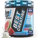BPI Sports Best Creatine - Creatine Monohydrate Powder for Men & Women, Himalayan Salt - Strength, Pump, Muscle Growth, Muscle Definition - No Bloat - Watermelon Cooler - 50 servings - 10.58 Ounce