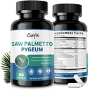 Catfit Saw Palmetto for Men - Prostate Health Supplements for Men DHT Blocker with Pumpkin Seed Oill, Pygeum - Urinary Health and Hair Support,60 Count