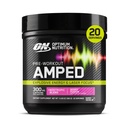 Optimum Nutrition Amped Pre-Workout, with Citrulline, Beta-Alanine, Nootropics and 300mg of Caffeine for Energy, Berry Fusion, 20 Servings (Packaging May Vary)