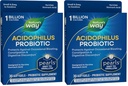 Nature's Way Acidophilus Probiotic Pearls,Supports Digestive Balance & Gut Health,Reduce Occasional Constipation and Bloating*,1 Billion Cultures,30 Softgels,(Pack of 2)