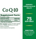 Nature's Bounty CoQ10, Supports Heart Health, Dietary Supplement, 100mg, 75 Softgels (Pack of 2)