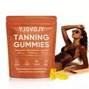 Savanna Skin Tanning Gummies，Rich in astaxanthin, beta-Carotene and lycopene, with a Watermelon Flavour, They Help Your Skin Glow from the Inside Out. Pack of 60 (Yellow)