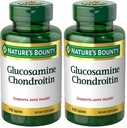 Nature's Bounty Glucosamine Chondroitin Pills and Dietary Supplement, Support Joint Health, 110 Capsules (Pack of 2)