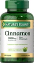 Nature's Bounty High Potency Cinnamon 2000mg 60 caps