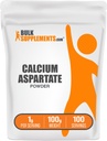 BulkSupplements.com Calcium Aspartate Powder - Calcium Supplement, Bone Health Supplement - Gluten Free, 1g per Serving, 100g (3.5 oz) (Pack of 1)