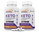 (2 Pack) Turbo Ripped Keto ACV Extreme Pills 1675MG Keto Support Blend Capsule Alternative to Keto ACV Formulated with Apple Cider Vinegar Extra Virgin Olive Oil Powder Green Tea Leaf 120 Capsules