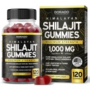 Shilajit Gummies For Men & Women 1000mg (High Potency Gold Grade with 85+ Trace Minerals with Fulvic Acid) - Energy & Immunity Support - Third Party Tested, Non GMO, Vegan & Made in USA (120 Gummies)