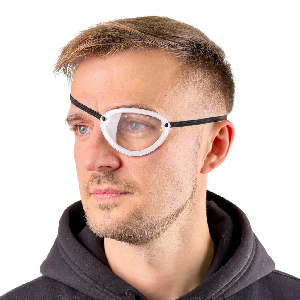 Hydrating Dry Eye Shield, Moisture Chamber, Clear Eye Patch, Soft Foam