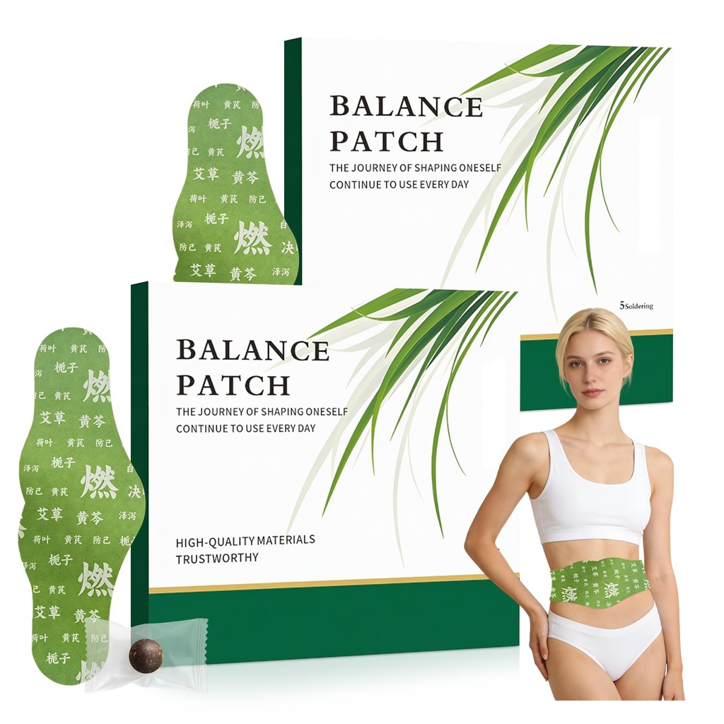 Herbal Patch Pad Balance, Mugwort Herbal Navel Patches (2 Box 10Piece)
