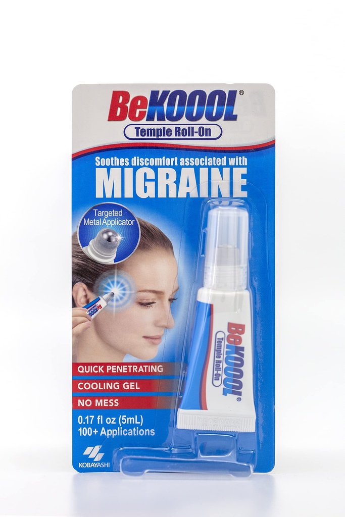 BeKoool Migraine Roll-On Gel, 1 Count