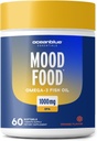 Oceanblue Essentials Mood Food Omega 3 | Triple Strength Fish Oil 1000mg EPA for Mood Support | Burpless Mini Softgels | Heart Health, Non-GMO (60 Count)
