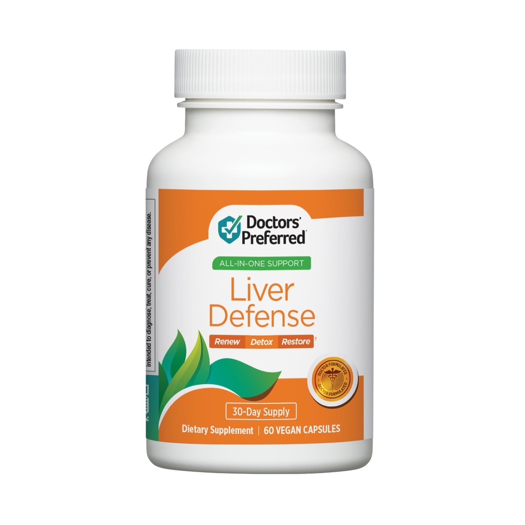 DOCTORS' PREFERRED Liver Defense with Milk Thistle | 60 Capsules
