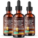 Wormwood Black Walnut Cleanse for Humans Drops Liquid Soursop Garlic Pumpkin Seed PAU D'Arco Oil of Oregano Turmeric Berberine Neem Extract Hull Bark Tincture - 6 oz