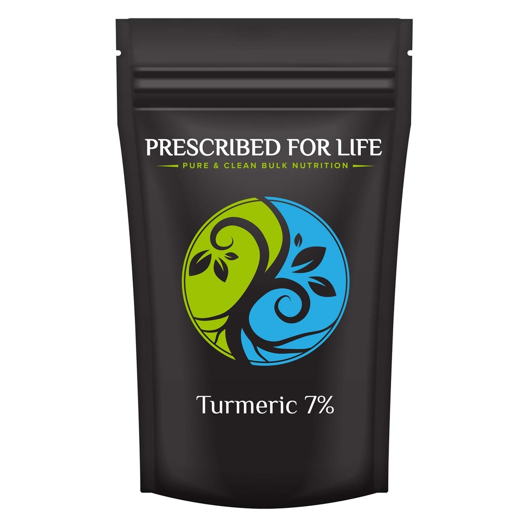 Prescribed For Life Turmeric Powder 95% | Curcuma en Polvo | Bulk Pure Tumeric Powder for Cooking, Skin Care, Golden Milk Latte Tea, and More | Antioxidant Rich | Non GMO, Vegan | No Fillers, 10 kg