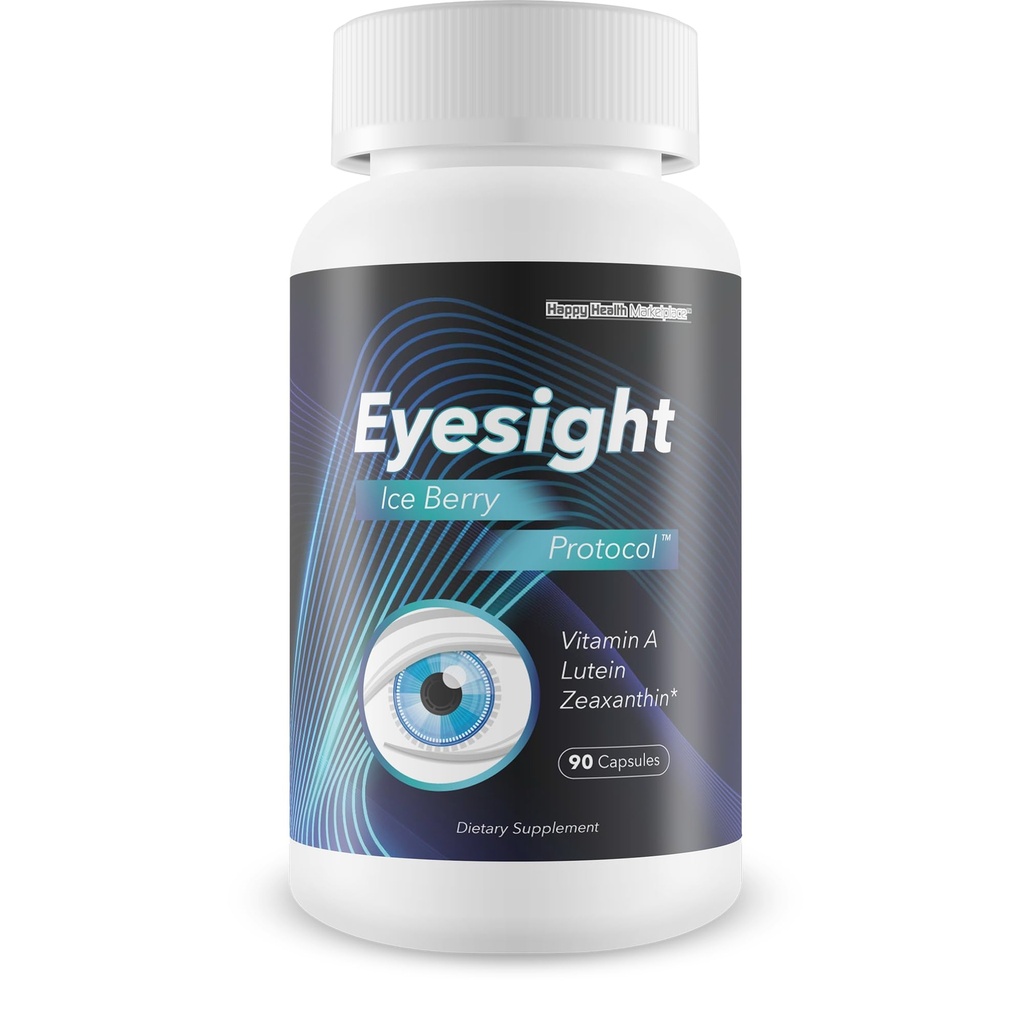 Eyesight Ice Berry Protocol - Our Best Vision Pills For Eyes - Eyesight Vitamins To Improve Eyesight - Vitamin A For Eye Health - Eye Health Vitamins Lutein And Zeaxanthin Lutein Zeaxanthin Supplement