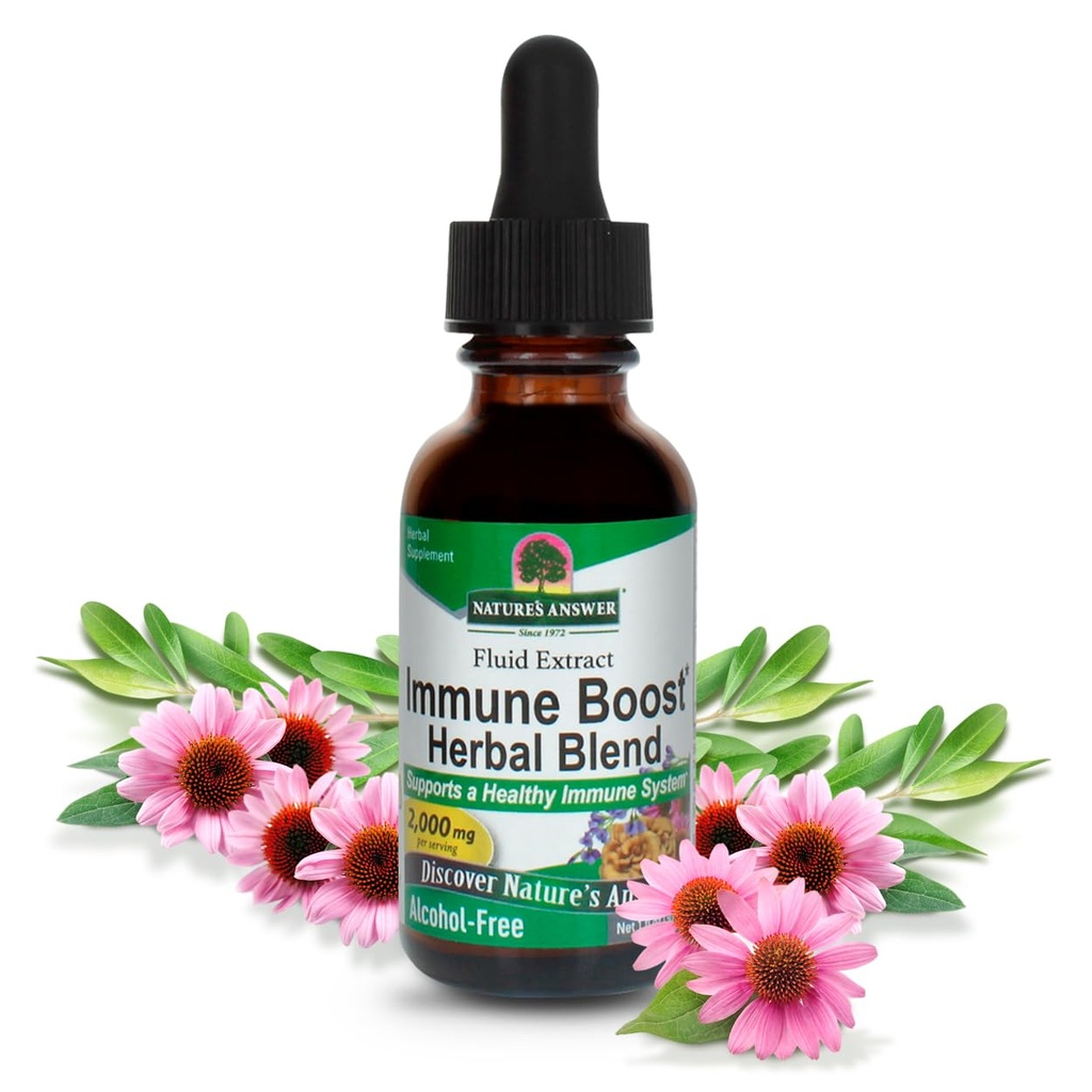Nature's Answer Alcohol-Free Immune Boost, 1-Fluid Ounce