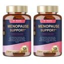 (2 Packs) 40-in-1 Menopause Supplements for Women, Multibenefit & Complete Black Cohosh for Hot Flashes, Night Sweats & Hormone Balance, w/ Probiotics, DIM, Vitex, Dong Quai, Red Clover and More