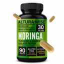 Moringa Capsules - Pure Moringa Oleifera Powder with Turmeric, Ginger & Black Pepper | Non-GMO, GMP, 90 Vegan Capsules, 1 Months Supply Moringa