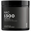 Toniiq 1300mg NAC - 2 Month Supply - Min. 98%+ Tested Purity - Ultra High Strength Bioavailable NAC Cysteine Supplement - 120 Vegetarian N Acetyl Cysteine Capsules -Lab Tested TQ
