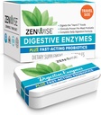 Zenwise Health Digestive Enzymes and Bromelain for Gut Health - Probiotic Multi Enzymes with Prebiotics and Probiotics for Women and Men for Digestive Health and Bloating Relief for Digestion -15 CT